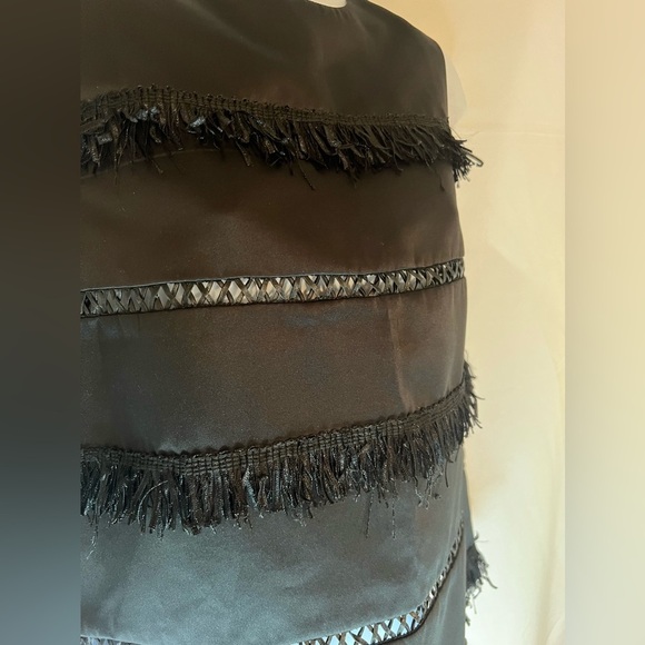 Endless Rose Tiered Fringe Top in Black, NWOT - Picture 4 of 6